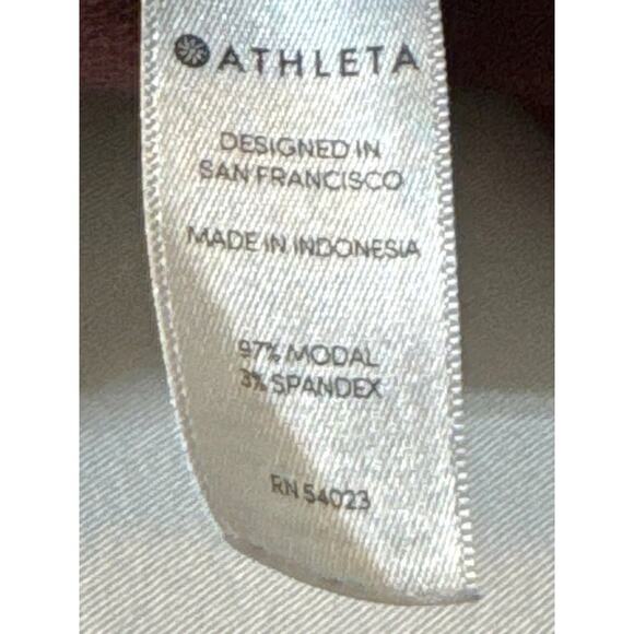 Athleta Sleeveless Criss Cross Sweatshirt Dress Purple/Pink XS - Picture 7 of 9